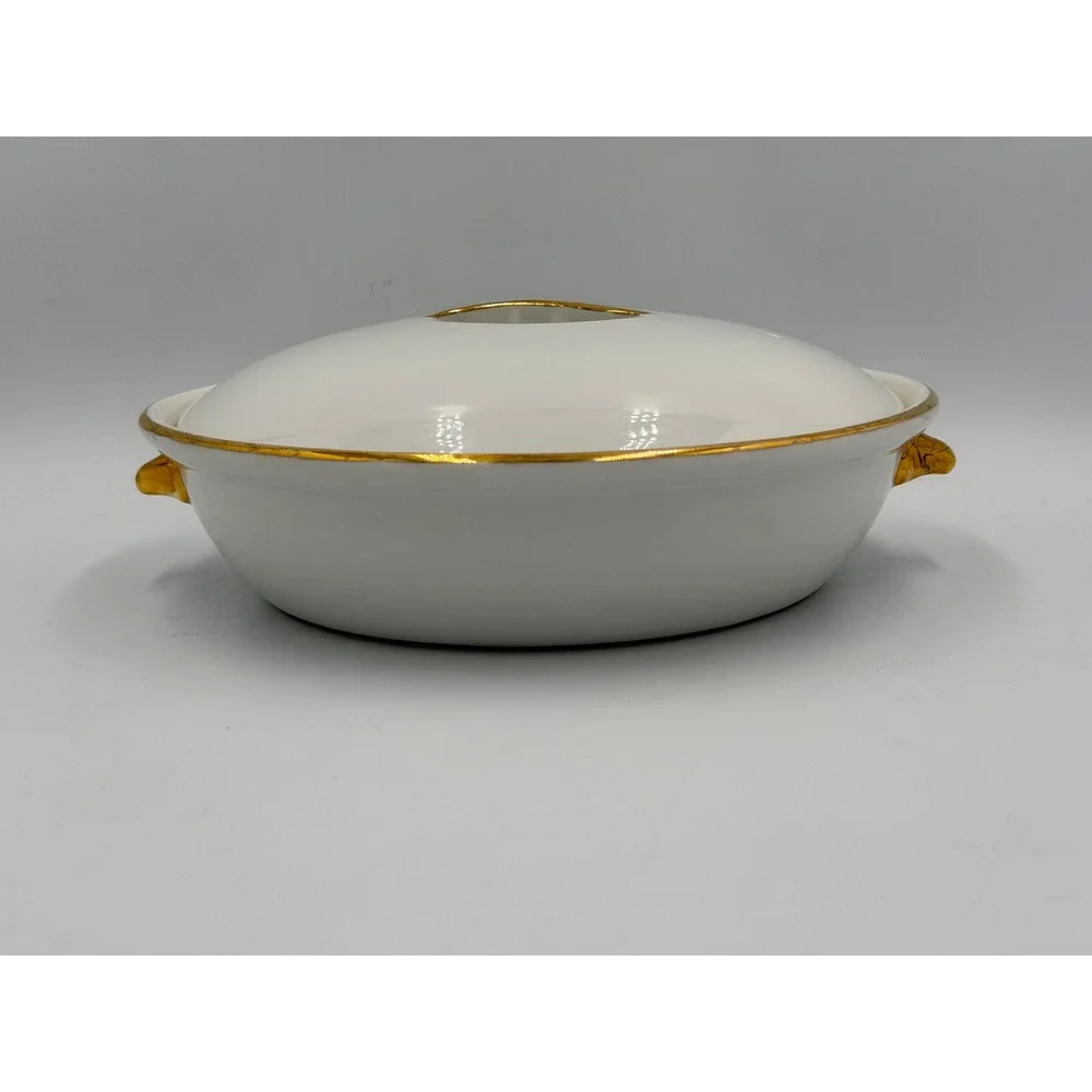 Royal‎ Worcester Evesham Gold Covered Casserole Dish Shape 22 Size 3